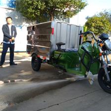 驚喜！湖北程力600L電動三輪高壓清洗車，物業管理的得力助手，價格優惠不容錯過！